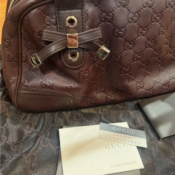 Gucci Guccissima Leather Princy Handbag - Picture 3 of 11